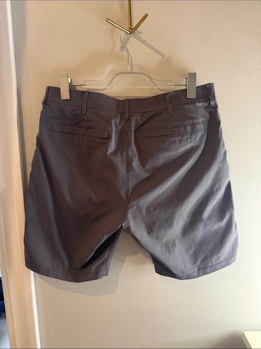 Everyday Stretch Flat-Front Shorts - Dark Blue